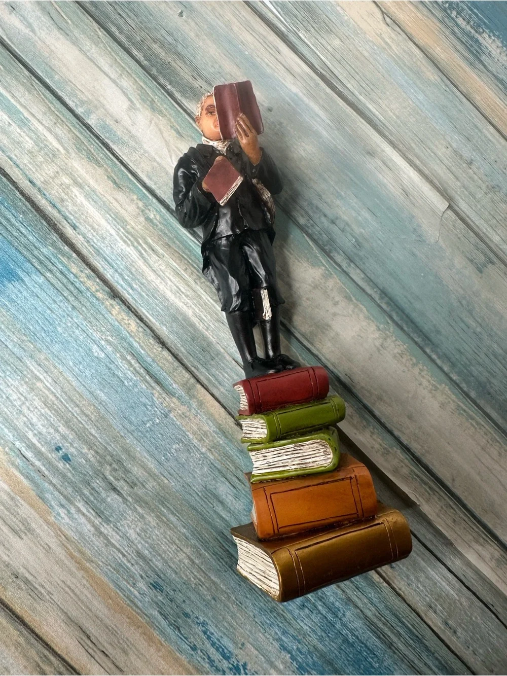 Vintage Librarian figurine 9”